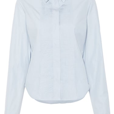 Loewe Women Pleated Cotton Shirt