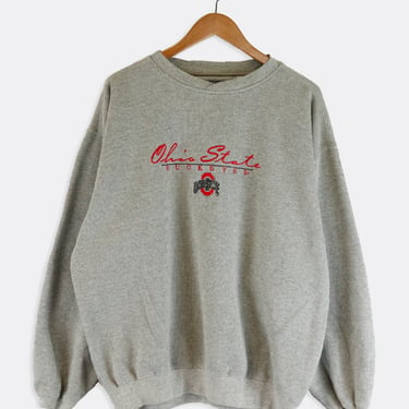 Vintage Iowa State Buckeyes Embroided Lined Sweatshirt Sz L