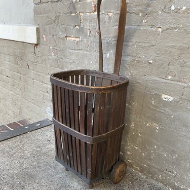 Antique Bentwood Rolling Cart