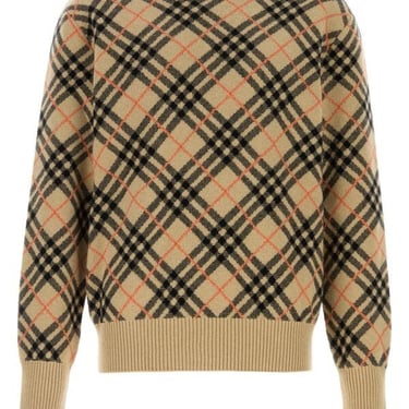 Burberry Men Embroidered Cashmere Sweater