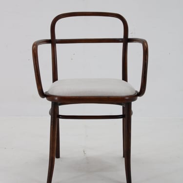 1970s Beech Bentwood Chair by Ton, Czechoslovakia 