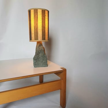 Blue Slate Table Lamp