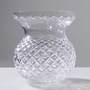 Waterford Cut Crystal Vase Bowl 