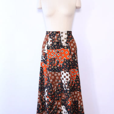 Graphic Geometric Jaguar Print Maxi XS/S