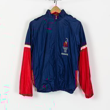 1996 Olympics Jacket ATLANTA Summer Games Windbreaker Hooded 1996 Olympics Jacket ATLANTA Summer Games Windbreaker Hooded