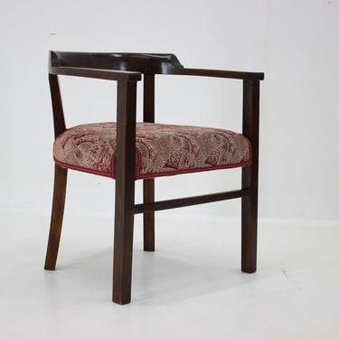 1940s Beech Bentwood Armchair, Czechoslovakia / Vintage Armchair / Mid-century / 