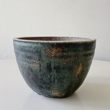 Rare Raul Coronel signed planter studio pottery american vintage vase bowl 