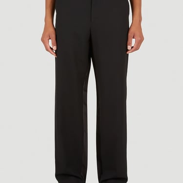 Prada Men Triangle Plaque Pants