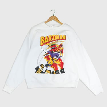 Vintage The Simpsons 'Bartman Meets Radioactive Man' Sweatshirt Sz XL