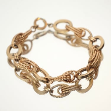 14K Gold Rope Cable Chain Bracelet