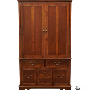 BERNHARDT FURNITURE Solid Cherry Contemporary Traditional 44" Clothing Armoire 329-144 