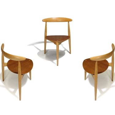 Hans Wegner Heart Dining Chairs FH 4103