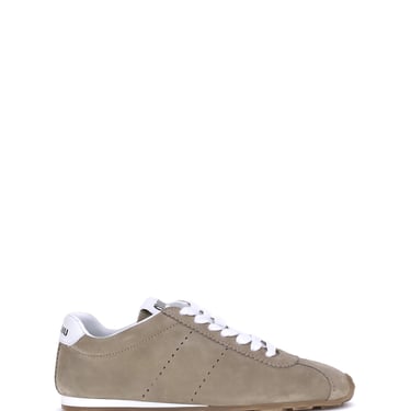 Miu Miu Women Suede Plume Sneakers