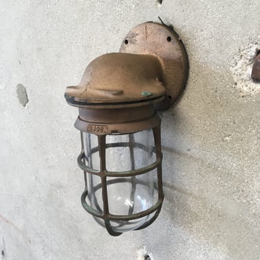 Bronze Industrial Explosion Proof Cage Wall Lamp