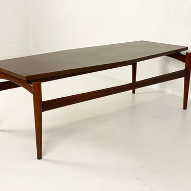 Thonet Walnut Framed Coffee Table, Circa 1962 - *Please ask for a shipping quote before you buy. 