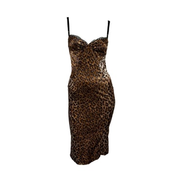Dolce & Gabbana Cheetah Slip Dress