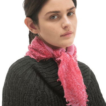 Meg Cohen | Cashmere Whisper Paisley Neckerchief | Rose + Saffron