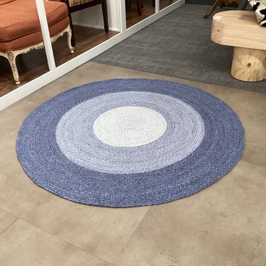 Braided Blue Rug