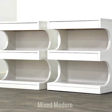 White Nightstands by Drexel - A Pair 
