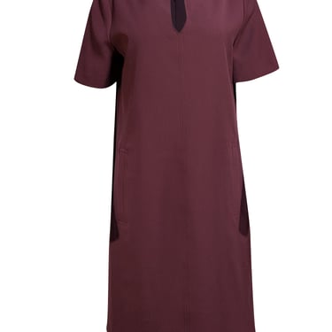 Trina Turk - Burgundy Short Sleeve &quot;Penny&quot; Dress Sz 8