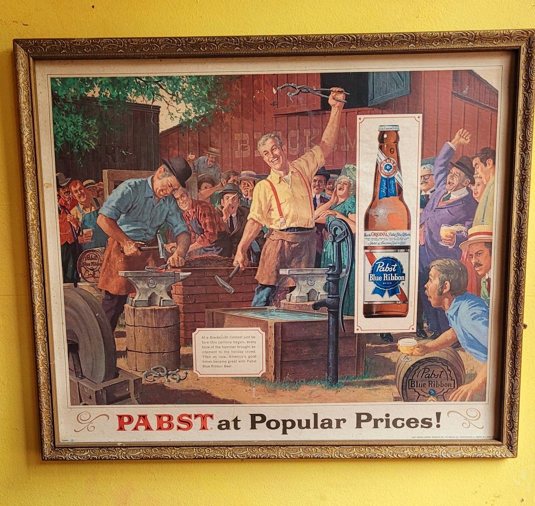 ヴィンテージ vintage 70's Pabst Blue Ribbon M 70's Pabst Blue Ribbon 16oz Beer Can-Pabst Brewing | eBay