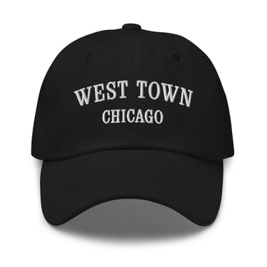 West Town Chicago Dad hat - White Stitch