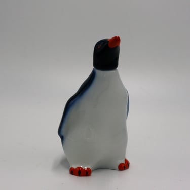 vintage penguin bottle decanter made in Russia 