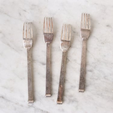 Simple Christofle Fork Set of 4