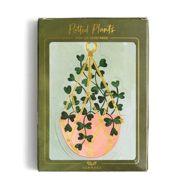 Potted Plant Pop Up Card Set