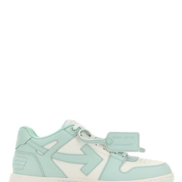 Off White Man Two-Tone Leather Out Of Office Sneakers