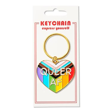 Queer AF | Keychain