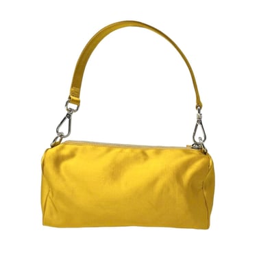 Prada Yellow Nylon Small Shoulder Bag