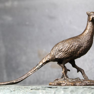 Avon Collectibles Bronze Pheasant | Small Bronze Sculpture | Bird Lovers 