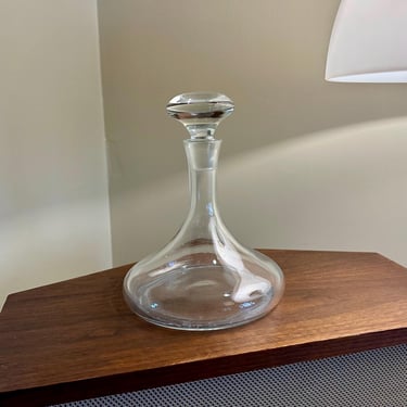 Vintage Clear Glass Genie Decanter - Free Shipping 