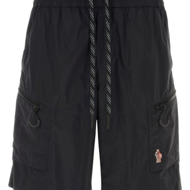 Moncler Man Black Moncler Day-Namic Bermuda Shorts