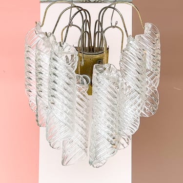 Vintage Swirl Murano Sconce