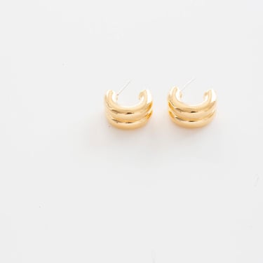 Double Up Hoop Earrings