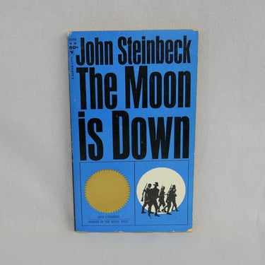 The Moon Is Down (1942) by John Steinbeck - Classic American Literature - Bantam 1964 Edition Mass Market 