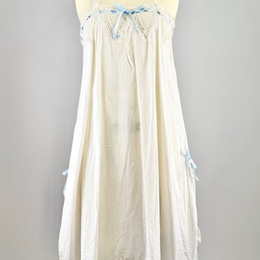 White Edwardian Lace Slip