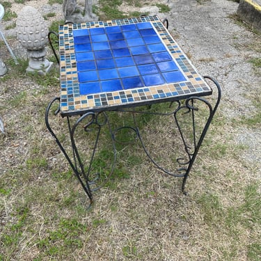 Tile top Side Table