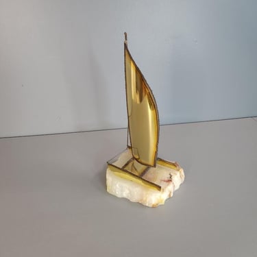 DeMott Metal Sailboat Sculpture 13
