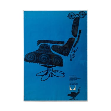 Eames Loung Chair poster for Herman Miller