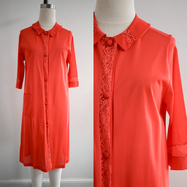 1960s Red-Orange Robe 