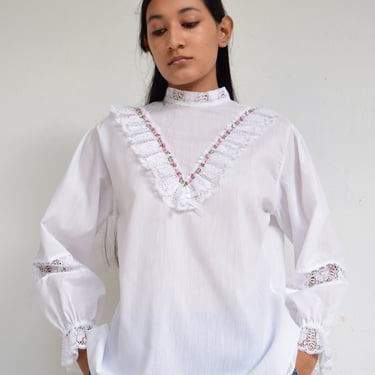 Ruffled Mexican Blouse 