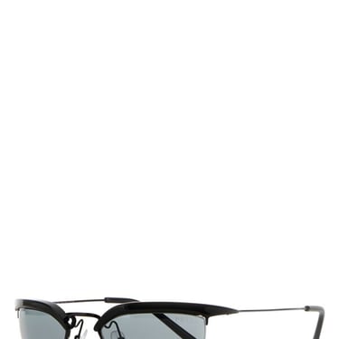 Prada Women Black Acetate And Metal Sunglasses