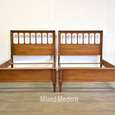 Mid Century Twin Beds - A Pair 
