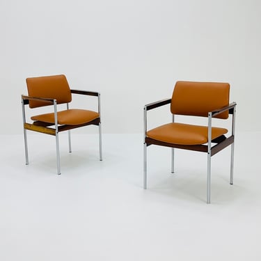 Set of 2 Mid-Century Dining Armchairs by Thereca, 1960s, Netherlands 