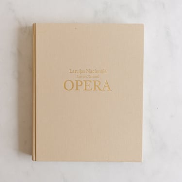rare latvija's nationālā opera coffee table book