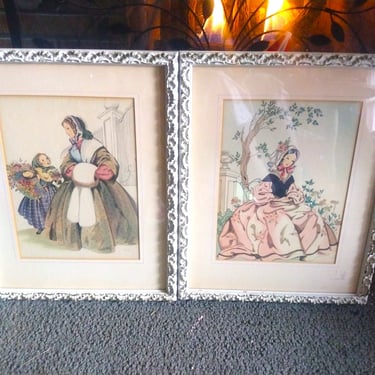 VINTAGE Victorian Art Prints, Shabby Chic, Wall Art, Home Decor 