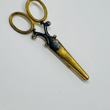 Scissors Brooch